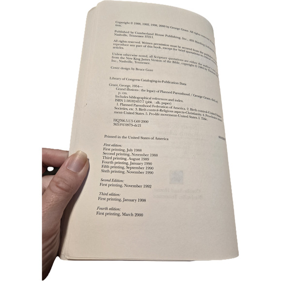 Grand illusions the legacy of planned parenthood by George Grant 1581820577 - Picture 3 of 9